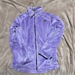 Northface purple/lilac girls fleece jacket